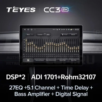Штатная магнитола Teyes CC3 2K 6/128 Citroen SpaceTourer (2016-2026) (11")