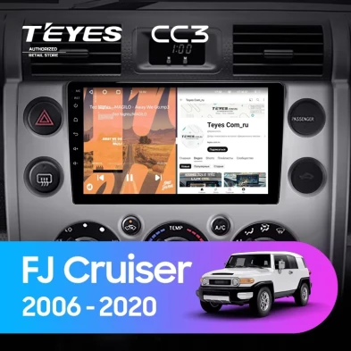 Штатная магнитола Teyes CC3 4/32 Toyota FJ Cruiser J15 (2006-2020) F2