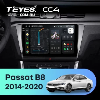 Штатная магнитола Teyes CC4 8/128 Volkswagen Passat B8 (2014-2020)