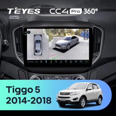 Штатная магнитола Teyes CC4 Pro 360 8/128 Chery Tiggo 5 (2014-2018)