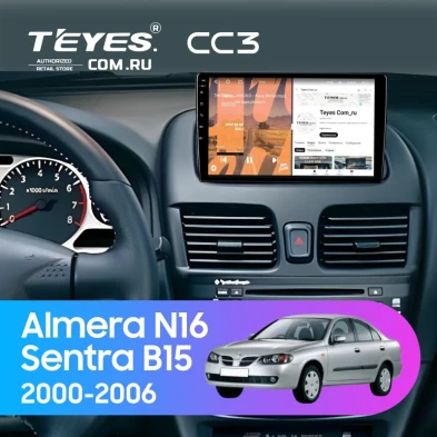 Штатная магнитола Teyes CC3 4/32 Nissan Sentra B15 (2000-2006)