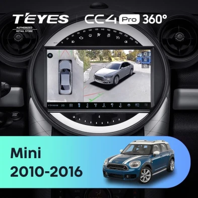 Штатная магнитола Teyes CC4 Pro 360 8/128 Mini Cooper (2010-2016) F2