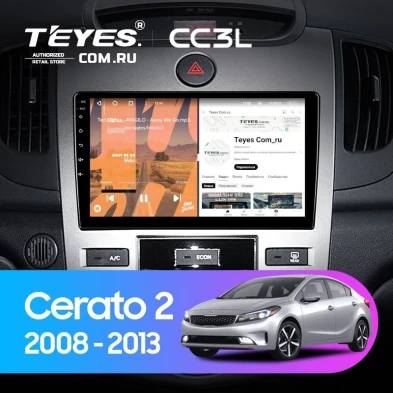 Штатная магнитола Teyes CC3L 4/32 Kia Cerato 2 TD (2008-2013) F1