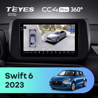 Штатная магнитола Teyes CC4 Pro 360 8/128 Suzuki Swift 6 (2023-2026)