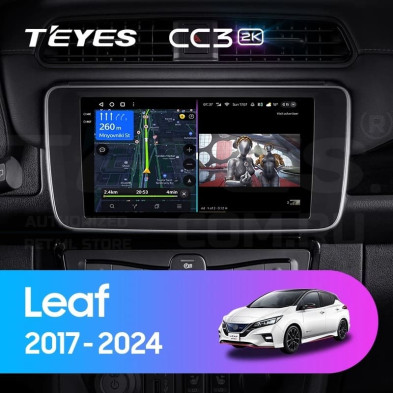 Штатная магнитола Teyes CC3 2K 360 6/128 Nissan Leaf ZE1 (2017-2024)