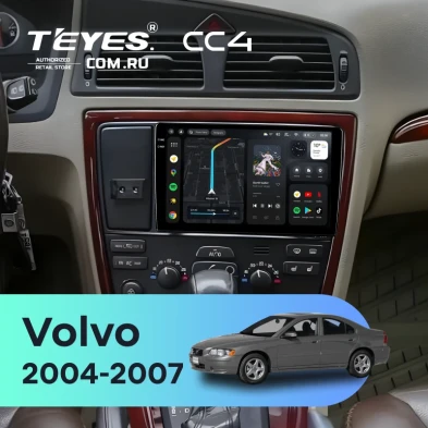 Штатная магнитола Teyes CC4 8/128 Volvo XC70 V70 (2004-2007)