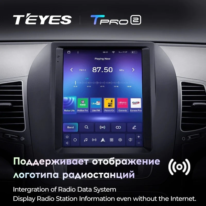 Штатная магнитола Tesla style Teyes TPRO 2 4/64 Kia Sorento 2 XM (2012-2021) F1