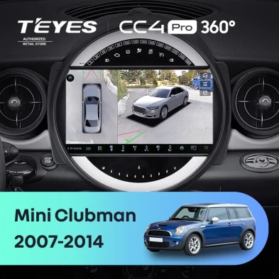 Штатная магнитола Teyes CC4 Pro 360 12/256 Mini Clubman 1 R55 (2007-2014) F1