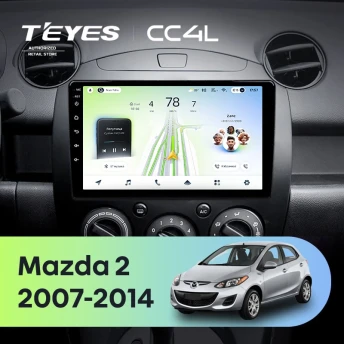 Штатная магнитола Teyes CC4L 6/64 Mazda 2 DE (2007-2014)