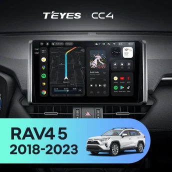 Штатная магнитола Teyes CC4 6/64 Toyota RAV4 XA50 (2018-2023) F1