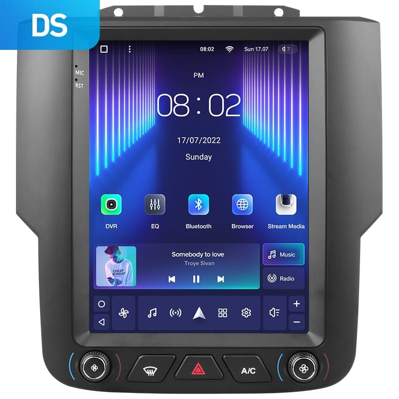 Переходная рамка Dodge Ram 4 IV DJ DS (2013-2019) Тип-B (9,7")