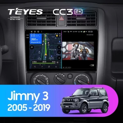 Штатная магнитола Teyes CC3 2K 6/128 Suzuki Jimny 3 (2005-2019)