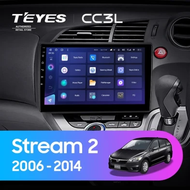 Штатная магнитола Teyes CC3L 4/32 Honda Stream 2 (2006-2014) Правый руль