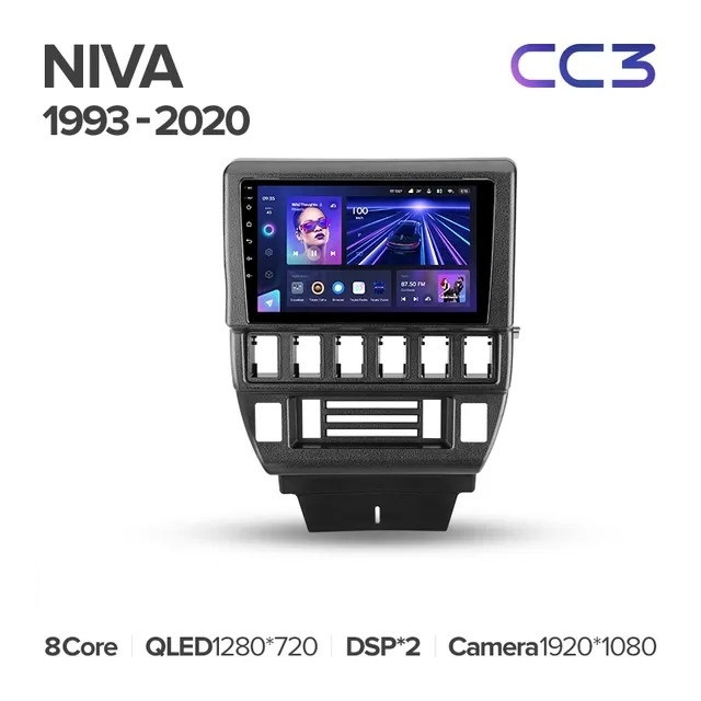 Штатная магнитола Teyes CC3 4/32 Lada Niva (1993-2020)