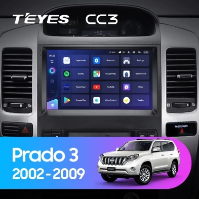 Штатная магнитола Teyes CC3 6/128 Toyota Land Cruiser Prado 120 (2002-2009) F3