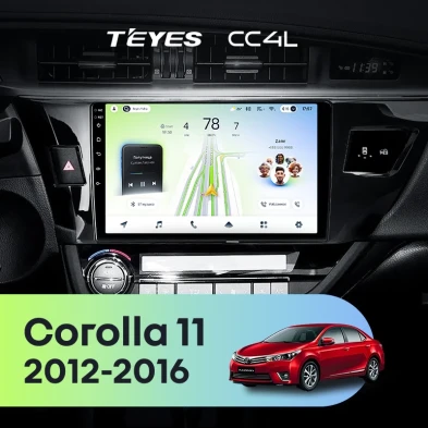 Штатная магнитола Teyes CC4L 6/64 Toyota Corolla (2012-2016) Тип-B