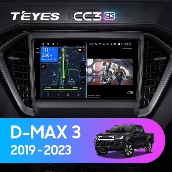 Штатная магнитола Teyes CC3 2K 360 6/128 lsuzu D-MAX 3 RG (2019-2023)