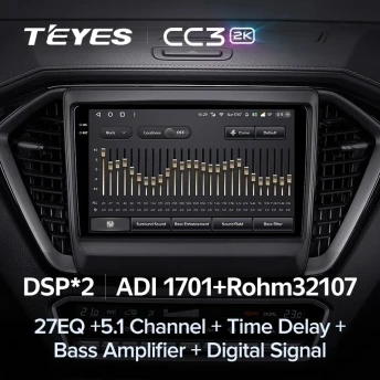 Штатная магнитола Teyes CC3 2K 360 6/128 lsuzu D-MAX 3 RG (2019-2023)