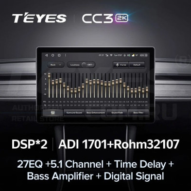 Штатная магнитола Teyes CC3 2K 4/64 Honda Jazz 3 (2015-2020) Тип-B Правый руль (11")