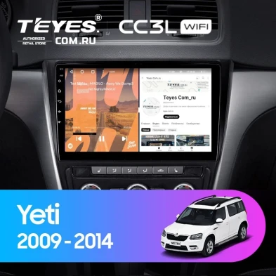 Штатная магнитола Teyes CC3L WiFi 2/32 Skoda Yeti 5L (2009-2014)