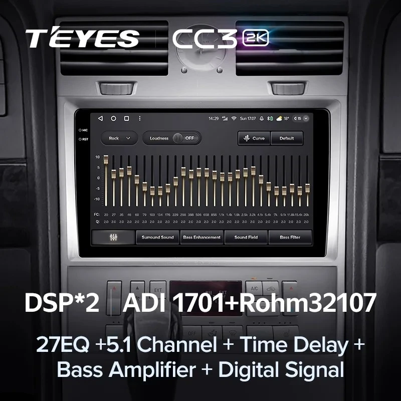 Штатная магнитола Teyes CC3 2K 360 6/128 Lincoln Navigator (2002-2006)