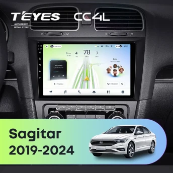 Штатная магнитола Teyes CC4L 6/64 Volkswagen Sagitar (2019-2024)