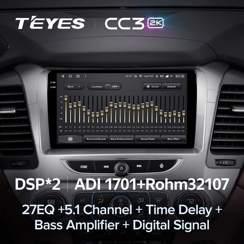 Штатная магнитола Teyes CC3 2K 4/32 Chevrolet Tahoe K2UC (2013-2021)