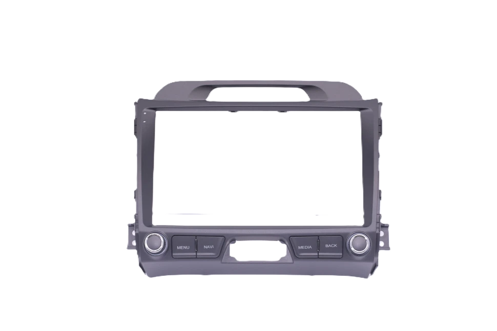 Переходная рамка Kia Sportage 3 (2010-2016) (F2 - с кнопками) (A - нецветной дисплей) (9")