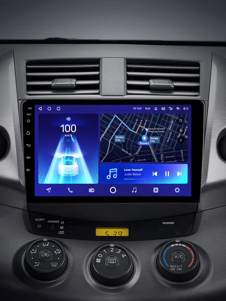 Штатная магнитола Teyes CC2 Plus 4/32 Toyota RAV4 3 XA30 (2005-2016) F1 9"