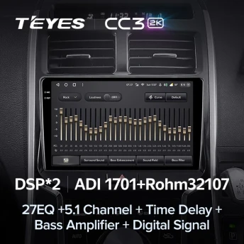 Штатная магнитола Teyes CC3 2K 4/64 Toyota Sai K10 (2013-2017)