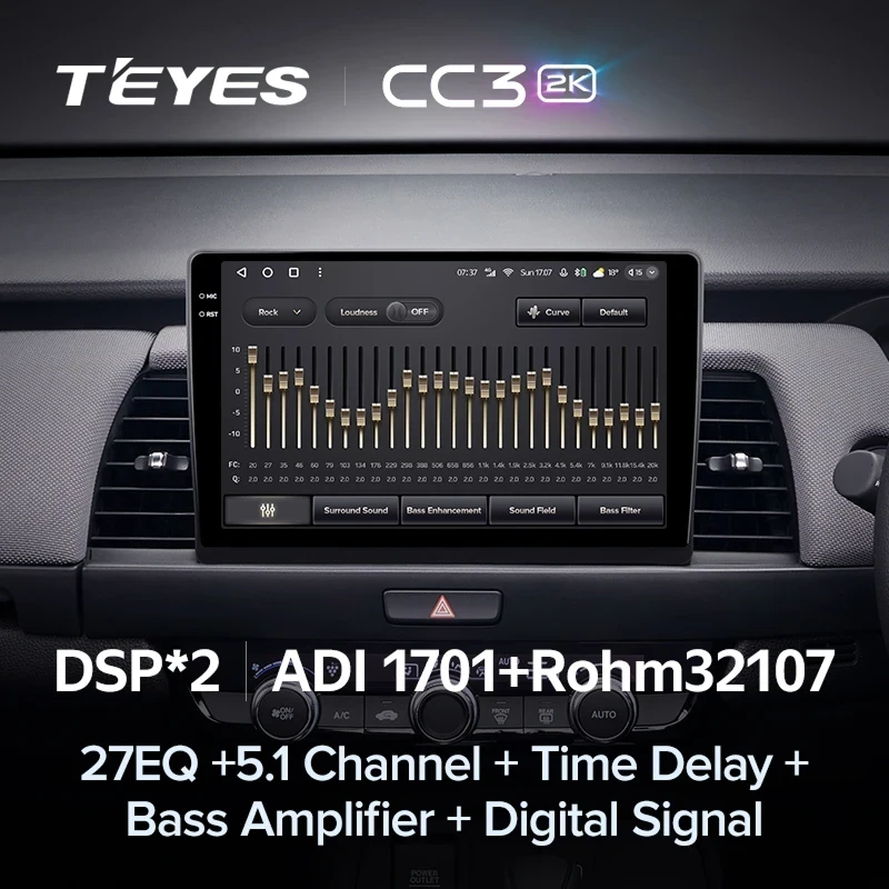 Штатная магнитола Teyes CC3 2K 360 6/128 Honda Jazz 4 (2020-2024) Тип-A Правый руль