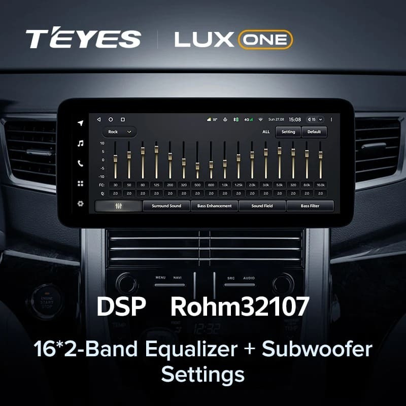 Штатная магнитола Teyes LUX ONE 6/128 Toyota Alphard 2 H20 (2008-2014) Тип-A