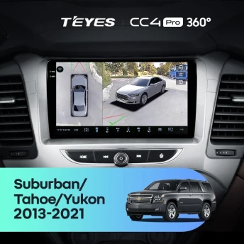 Штатная магнитола Teyes CC4 Pro 360 12/256 Chevrolet Suburban GMT K2YC (2014-2020)