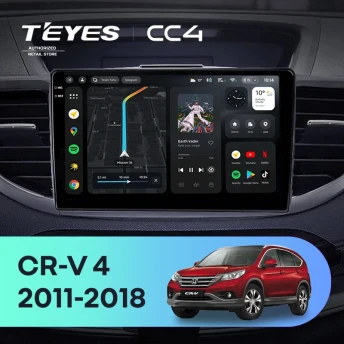 Штатная магнитола Teyes CC4 8/128 Honda CR-V 4 RM RE (2011-2018) Тип-C