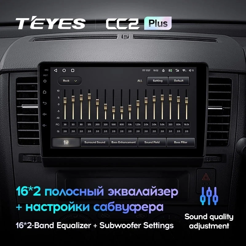 Штатная магнитола Teyes CC2 Plus 6/128 Nissan Tiida C11 (2004-2013) F2