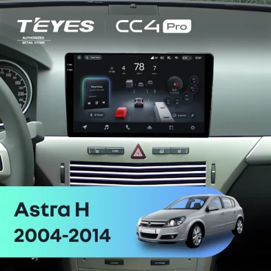 Штатная магнитола Teyes CC4 Pro 8/128 Opel Astra H (2004-2014) F1