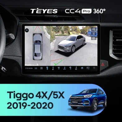 Штатная магнитола Teyes CC4 Pro 360 12/256 Chery Tiggo 4X 5X (2019-2020) (11")