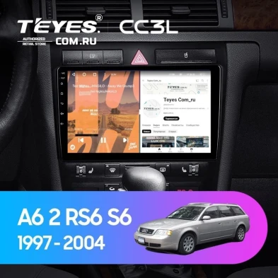 Штатная магнитола Teyes CC3L 4/32 Audi S6 2 (1999-2004)