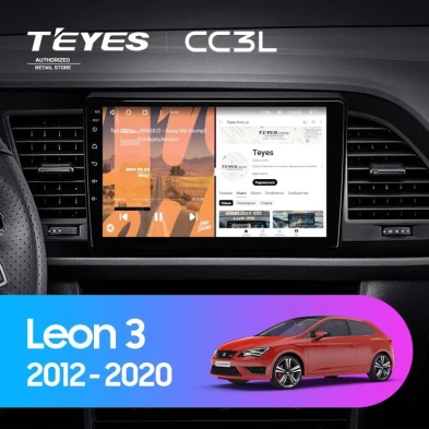 Штатная магнитола Teyes CC3L 4/32 Seat Leon 3 (2012-2020) F3