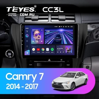 Штатная магнитола Teyes CC3L 4/32 Toyota Camry 7 XV 50 55 (2014-2017) (черная) F2