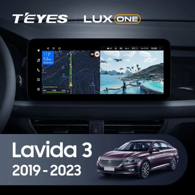 Штатная магнитола Teyes LUX ONE 4/64 Volkswagen Lavida 3 (2019-2023) F1