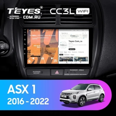 Штатная магнитола Teyes CC3L WiFi 2/32 Mitsubishi ASX (2016-2026) Тип-A