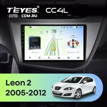 Штатная магнитола Teyes CC4L 6/64 Seat Leon 2 (2005-2012) F2