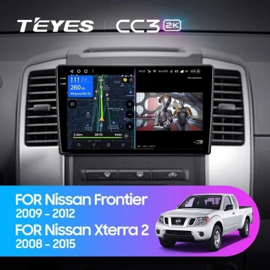 Штатная магнитола Teyes CC3 2K 360 6/128 Nissan Frontier (2009-2012)