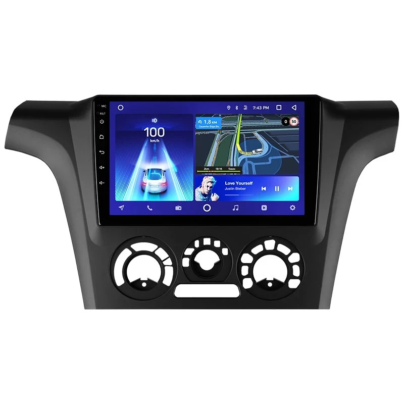 Переходная рамка Mitsubishi Outlander (2002-2008) F1 (9")