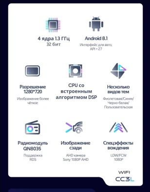 Штатная магнитола Teyes CC3L WiFi 2/32 Subaru XV (2011-2015) Тип-B