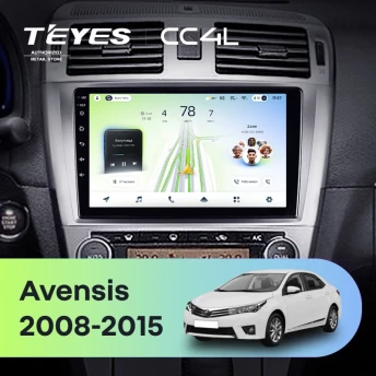 Штатная магнитола Teyes CC4L 6/64 Toyota Avensis 3 (2008-2015) F1