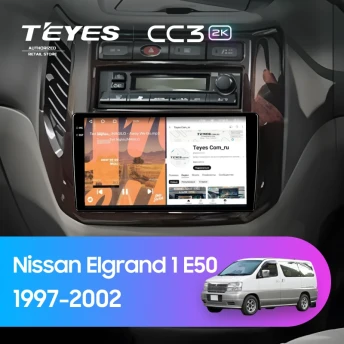 Штатная магнитола Teyes CC3 2K 360 6/128 Nissan Elgrand 1 E50 (1997-2002)