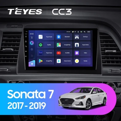 Штатная магнитола Teyes CC3 4/32 Hyundai Sonata 7 LF (2017-2019)