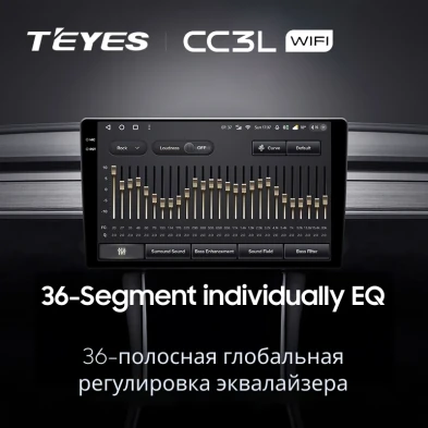 Штатная магнитола Teyes CC3L WiFi 2/32 Toyota Auris 2 E180 (2012-2015) Правый руль